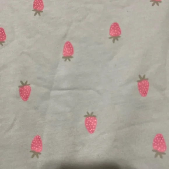 Carter's Mint and Pink Strawberry Bodysuit - Picture 4 of 4